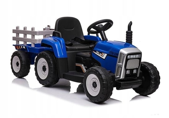 Traktor Autko Pojazd Na Akumulator Światła Led Audio Mp3 Pilot + Przyczepka Lean Toys