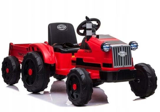 Traktor Autko Pojazd Na Akumulator Światła Led Audio Mp3 Pilot + Przyczepka LEAN CARS