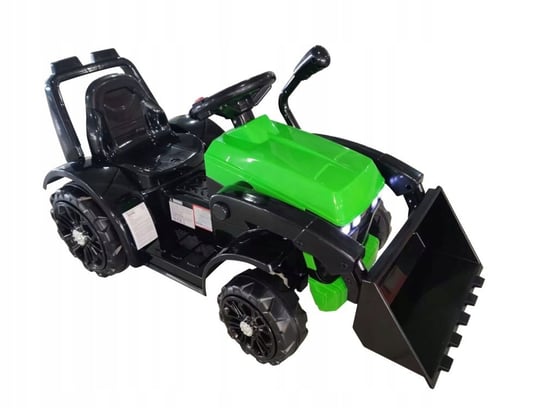 Traktor Auto Pojazd Na Akumulator Światła Led Audio Mp3 + Pilot + Łyżka Lean Toys