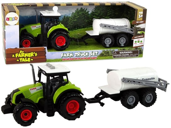 Traktor dla Dzieci z Przyczepką Autko Farma Import LEANToys Inna marka