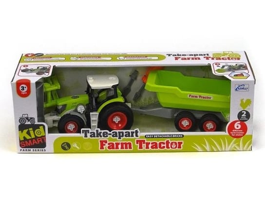 Traktor do skręcania z przyczepą w pudełku 487833 ADAR Adar