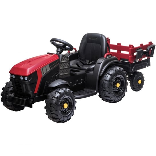 Traktor Elektryczny Z Przyczepą Czerwono Czarny 1033075 Enero