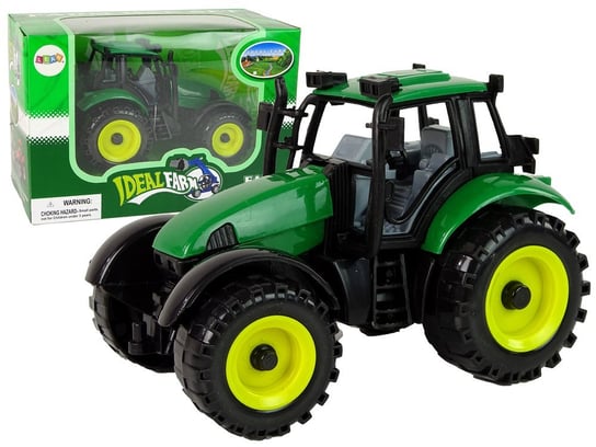 Traktor Ideal Farm Zielony Otwierana Maska Import LEANToys Inna marka