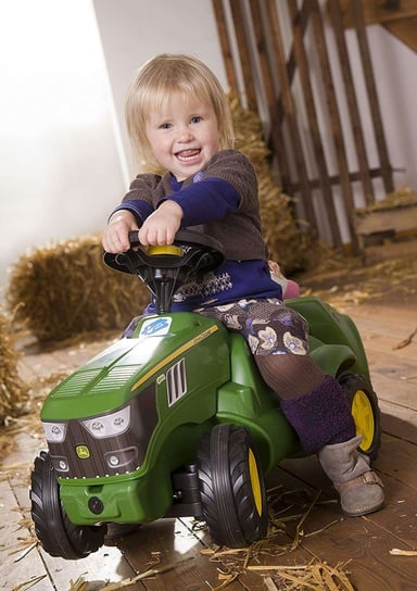 Traktor Jeździk John Deere z przyczepą dla dzieci Rolly Toys