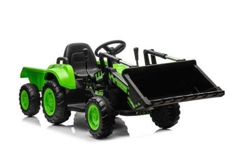 Traktor Na Akumulator Z łyżką  BW-X002A Zielony LEAN CARS