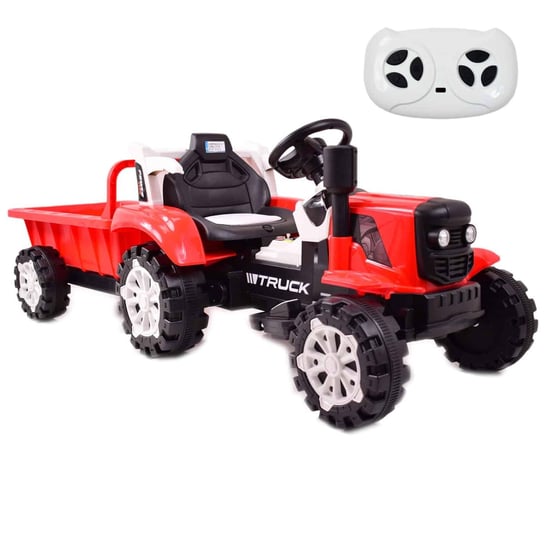 Traktor Na Akumulator Z Przyczepą, Miękkie Siedzenie,Pilot/Hsd6601 SUPER-TOYS