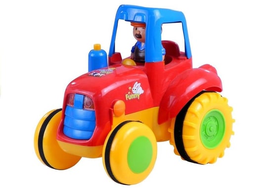 Traktor Przyczepa Zwierzątka G Lean Toys