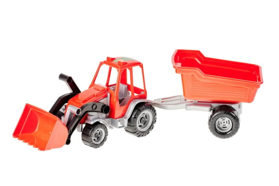Traktor z ładowarką i przyczepą – Model 138 Hedo