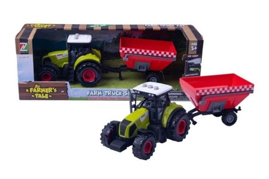 Traktor z maszyną w pudełku 1003851 cena za 1 szt Inna marka
