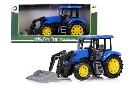 Traktor z podnośnikiem 43cm niebieski 159633 Inny producent