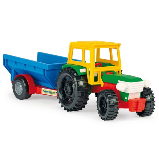 Traktor z przyczepą Wader