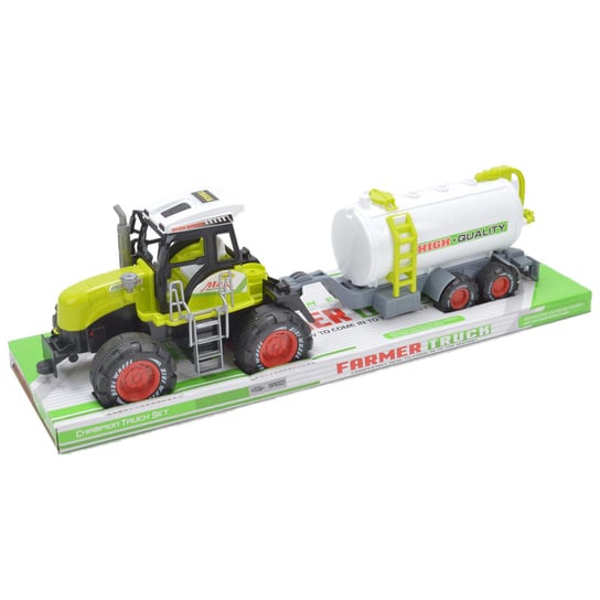 Traktor Z Przyczepą Cysterna Zabawka Dla Dzieci Trifox
