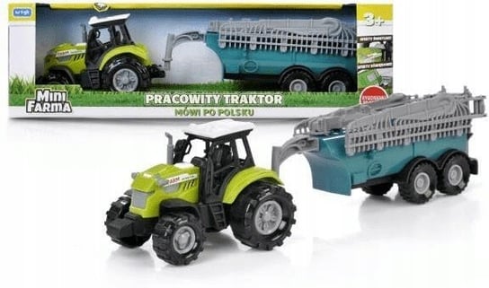 Traktor z przyczepą mini farma 32902 Artyk Artyk