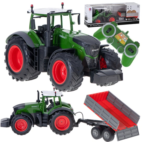Traktor Zdalnie Sterowany Z Przyczepą 2.4G 4Ch 1:16 Pojazd Rolniczy ikonka