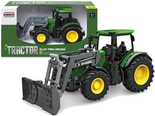Traktor Zielony 1:24 Rolnik Sp Lean Toys