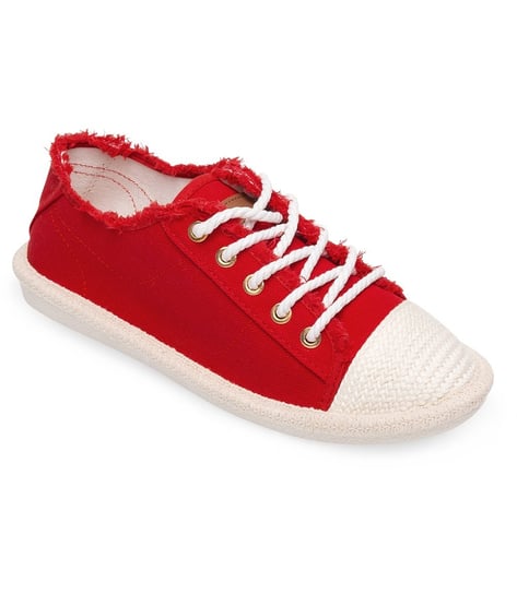 Trampki damskie, Ideal Shoes X-9716, czerwone, rozmiar 39 IDEAL SHOES