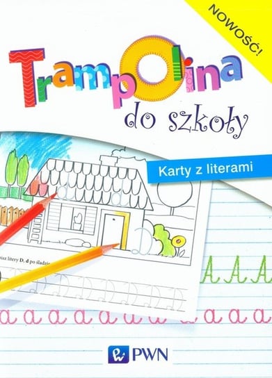 Trampolina do szkoły. Karty z literami. Roczne przygotowanie przedszkolne Głuszniewska Aneta