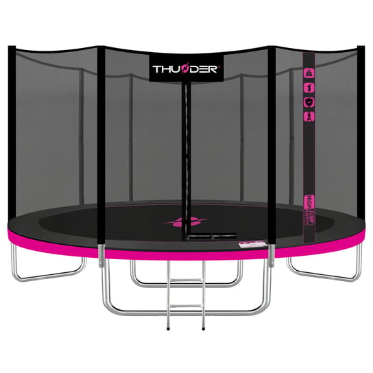 Trampolina Ogrodowa Do Skakania Thunder Outside Pro 12Ft Pink Thunder