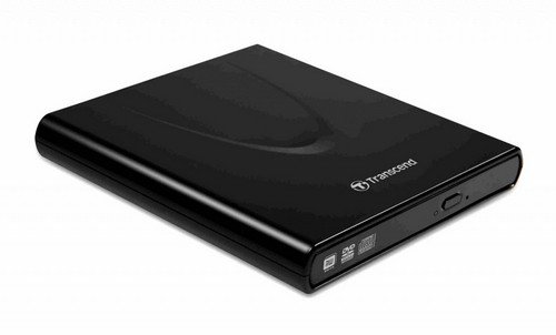 Transcend Nagrywarka Dvd 8X Portable Slim Czarna + Cyberlink Transcend