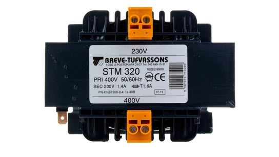 Transformator 1-fazowy STM 320VA 400/230V 16252-9909 BREVE