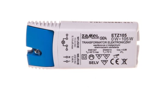 Transformator elektroniczny 230/11,5V 0-105W ETZ105 LDX10000038 ZAMEL