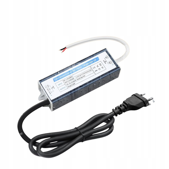 Transformator Led Transformator Led 12V 36W Ip67 Wodoodporny Zasilacz Do Taśm Led 3A Ac ...