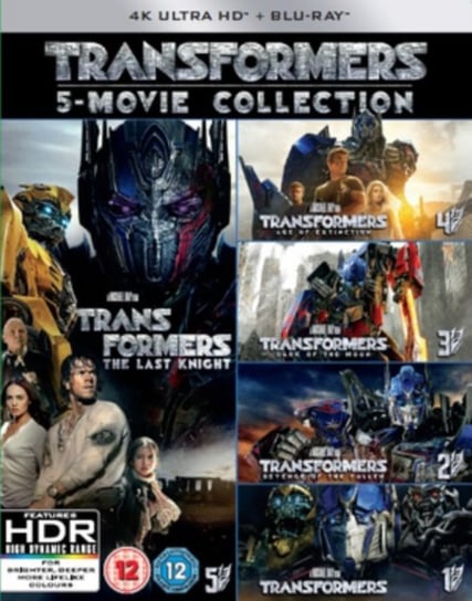Transformers: 5-movie Collection (brak polskiej wersji językowej) Bay Michael