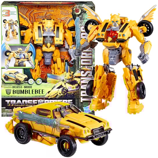 Transformers Bumblebee Figurka 23cm Światło i Dźwięk Oryginalny Robot Inna marka