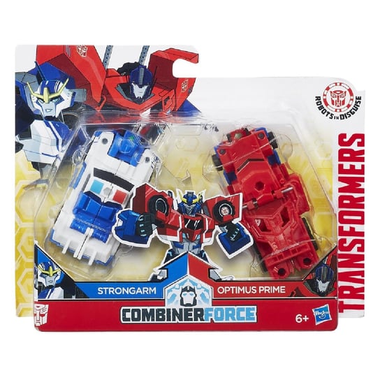 Transformers, Crash Combiners, figurki Strongarm i Optimus Prime, C0628/C0629 Transformers