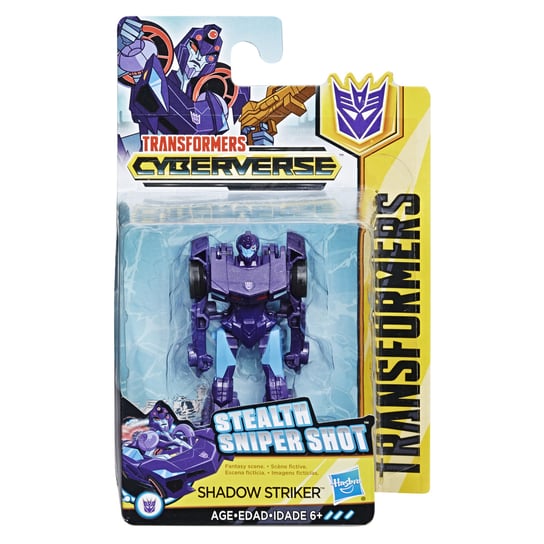 Transformers, Cyberverse, Sting Shot, figurka Shadow Striker, E1883/E3633 Transformers