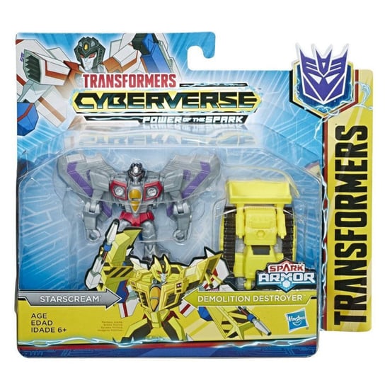 Transformers, figurka kolekcjonerska Cyberverse Spark Armor Starscream Hasbro