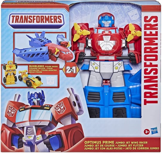 Transformers Optimus Prime Jumbo Jet Wing Racer Hasbro