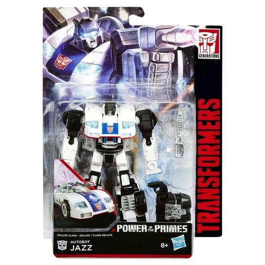 Transformers, Primes Deluxe, figurka Autobot Jazz, E0595/E1125 Transformers