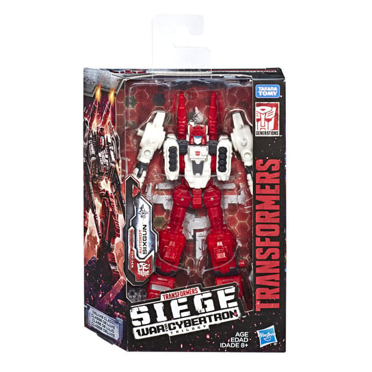 Transformers, Siege War for Cybertron, Deluxe, figurka Autobot- Sixgun,E3432/E4378 Transformers