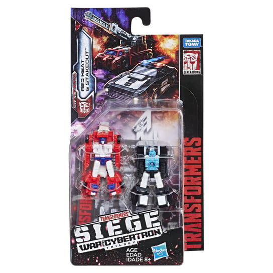 Transformers, Siege War for Cybertron, Micromaster, figurki Red Heat i Stakeout, E3420/E3562 Transformers