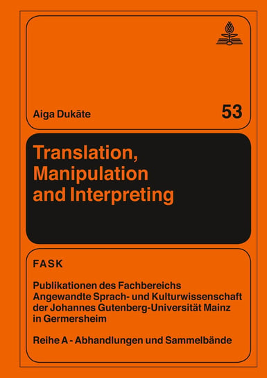Translation, Manipulation and Interpreting Dukate Aiga