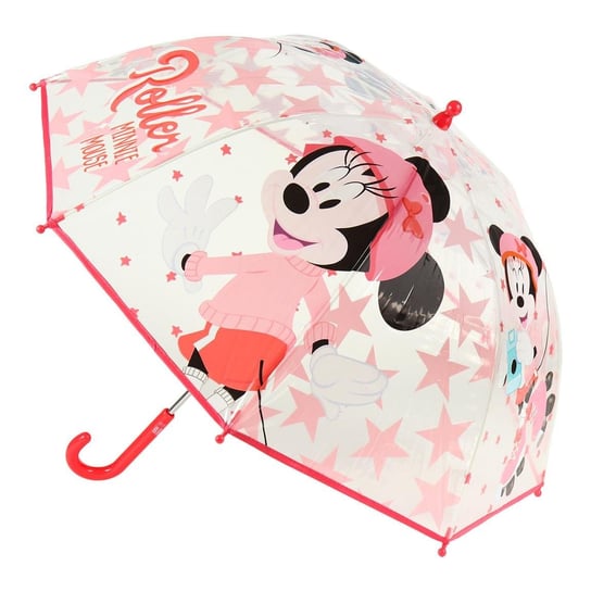 Transparentna parasolka manualna Myszka Minnie Disney Cerda