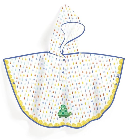 Transparentna pelerynka przeciwdeszczowa dla dzieci ŻÓŁWIE Djeco Inna marka