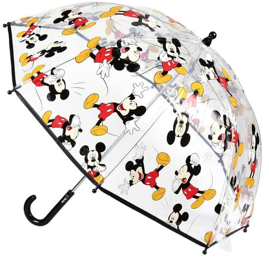 Transparentny parasol ze wzorem Mickey Mouse Cerda