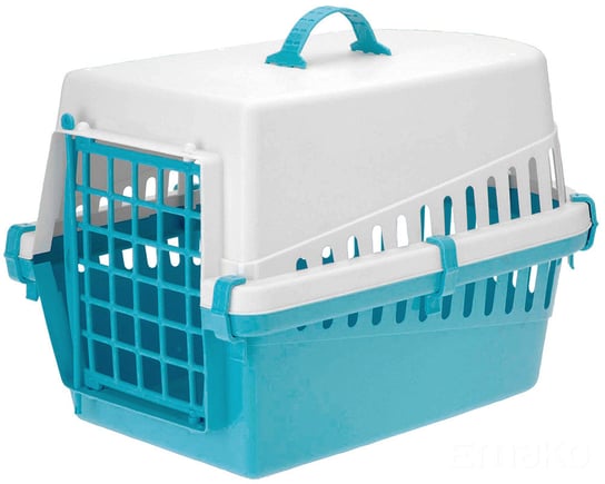 Transporter dla psa, kota, królika EMAKO, niebieski, 32x31x50 cm. Inna marka
