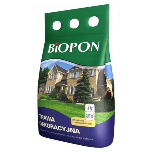 Trawa dekoracyjna nasiona Biopon 5kg 200m2 Biopon 1105 Biopon