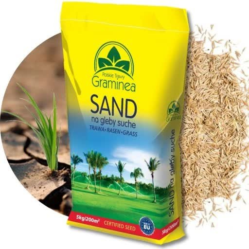 Trawa Na Gleby Suche Gazonowa Graminea 5KG Sahara Inna marka