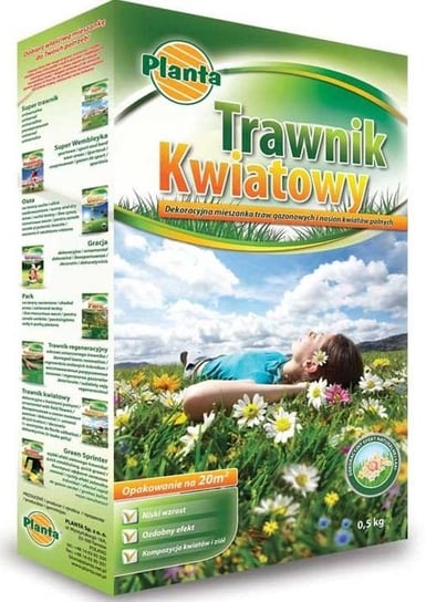 Trawa Trawnik kwiatowy 0,5 kg PLANTA Inna marka