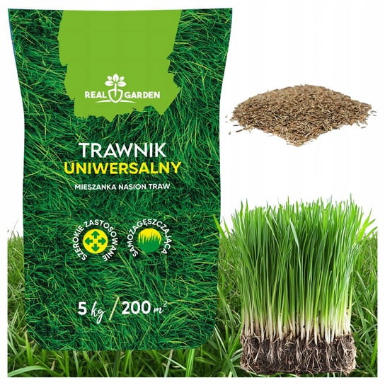 Trawa Uniwerslana Zagęszczająca Odporna Mieszanka Nasion Traw 5 kg 200 m² Inna marka