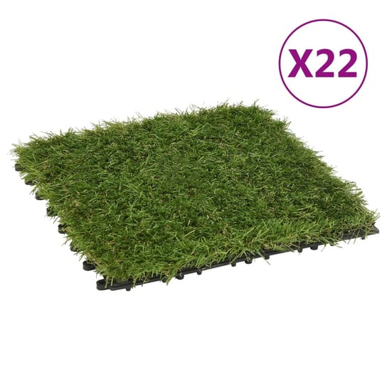 Trawa w płytkach 30x30 cm, zielona, 1,98 m² Zakito Europe