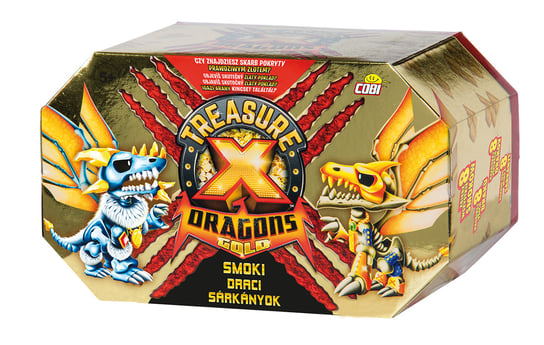 Treasure X Dragons Gold Smok, figurka niespodzianka S2, 41508 Treasure X