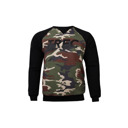 Trec, Bluza męska, Sweatshirt 015 CAMO BLACK, rozmiar S Trec Wear