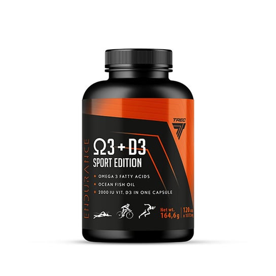 Trec ENDU Omega 3 + D3 Sport Edition 120 kaps. Trec Nutrition