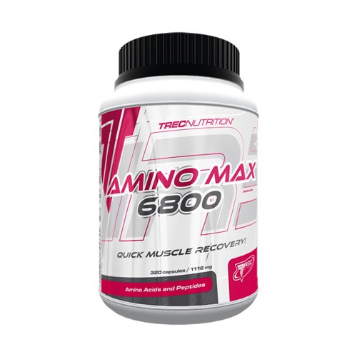 Trec, Suplement aminokwasowy, Amino Max 6800, 160 kapsułek Trec
