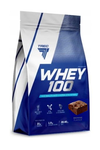 Trec Whey 100 700G Brownies Białko Wpc Trec